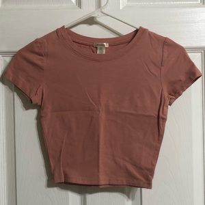 Pink Bozzolo Crop Tee - Size S